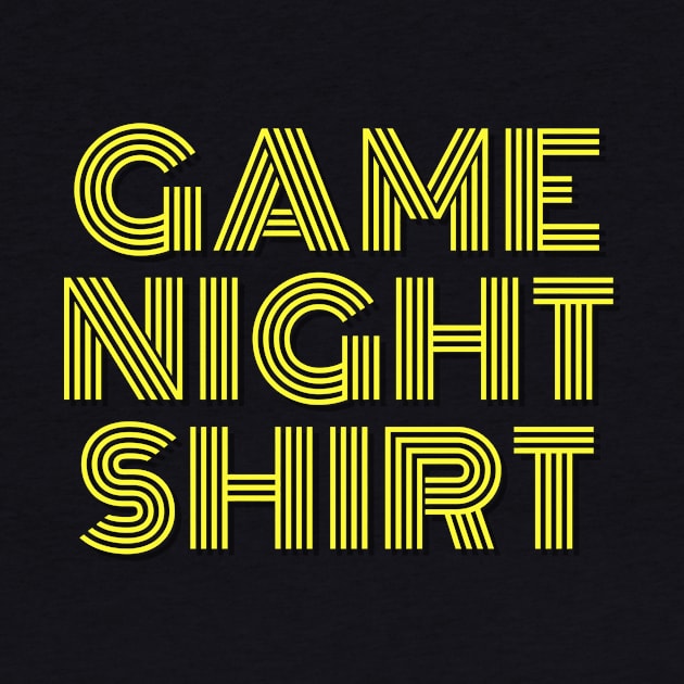 Game Night Shirt - Marquee by DC TV Podcasts